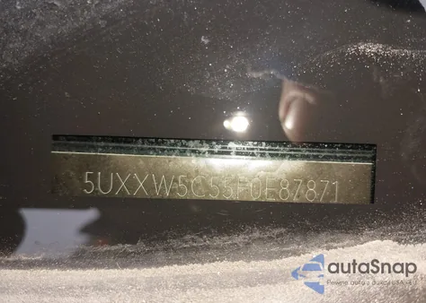 2015 BMW X4 xDrive35I z USA, uszkodzony, nr VIN 5UXXW5C55F0E87871